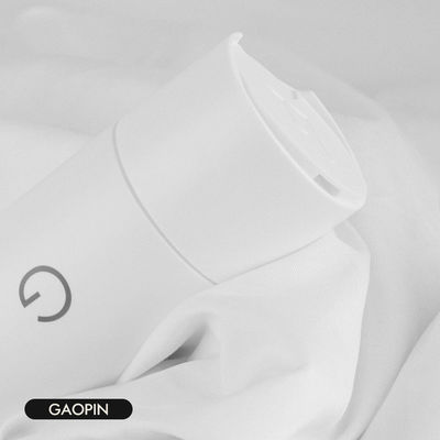 디스크 캡 250 밀리람베르트 하얀 검은 얼어붙은 매트 표면과 HDPE 플라스틱 비어 있는 샴푸 스퀴즈 보틀