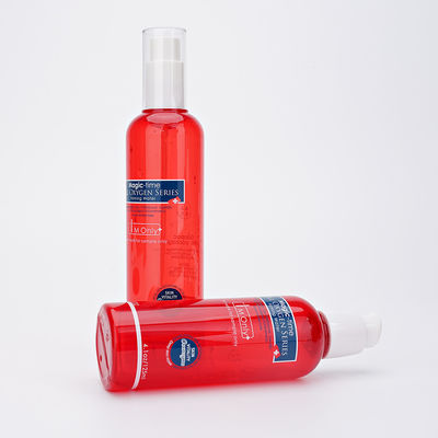 60ml 125ml 150ml 페이스 스킨 케어 펌프 스프레이 레드 PETG 플라스틱 플라스틱 로션 병