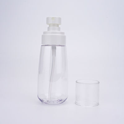 투명한 먼지 덮개가 있는 PETG 80ml 100 Ml 미세 미스트 스프레이 병