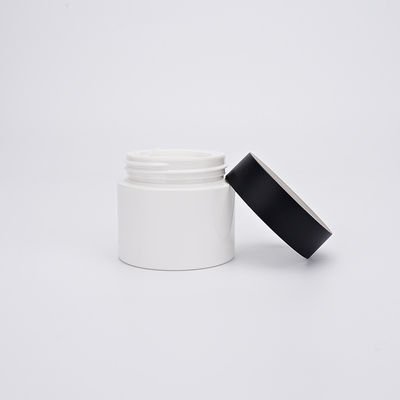 30ml 애완 동물 나사 모자 콘테이너, 백색 플라스틱 크림 화장용 단지