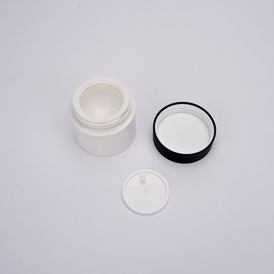 30ml 애완 동물 나사 모자 콘테이너, 백색 플라스틱 크림 화장용 단지