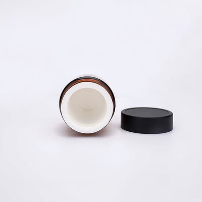 50g 30g 호박색 크림 단지, 나사 모자를 가진 메이크업 제거제 단지