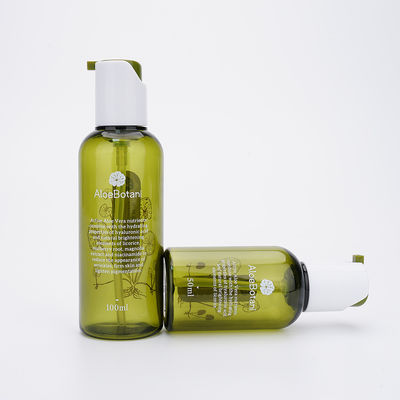 밝은 녹색 플라스틱 로션 병 50ml PETG 화장용 단지와 병 세트