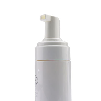 150ml 25ml 플라스틱 거품 펌프 병 백색 실린더 애완 동물 병
