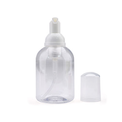 수락되는 화장용 200ml 플라스틱 거품 펌프 병 둥근 애완 동물 OEM