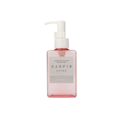 분홍색 150ml 플라스틱 샴푸는 PETG/애완 동물 본질 로션 병을 병에 넣습니다