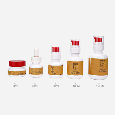 PETG 60ml 100ml 크림 단지 표본을 자유롭게 포장하는 둥근 150ml 250ml 로션 병