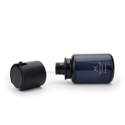 주문을 받아서 만들어지는 파란 압박 펌프 4개 OZ 플라스틱 로션 병 120ml 로고
