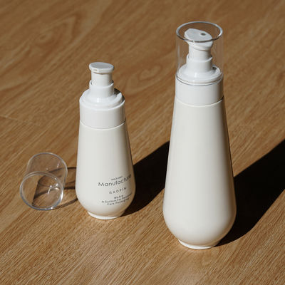 화장품 100ml 150ml 플라스틱 로션 병 화이트 PETG 크림 스킨 케어 병 세트