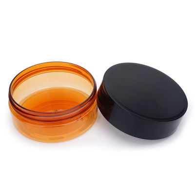 둥근 플라스틱 화장용 단지 뚜껑 PE 틈막이를 가진 200ml 머리 콘테이너