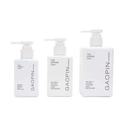 펌프를 가진 정연한 샴푸 몸 세척 병 280ml 백색 샴푸 병