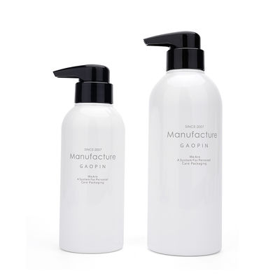 보스톤 주문을 받아서 만들어지는 둥근 빈 플라스틱 샴푸 병 500ml 색깔