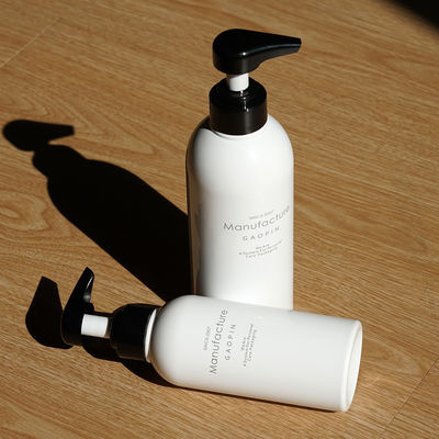 보스톤 주문을 받아서 만들어지는 둥근 빈 플라스틱 샴푸 병 500ml 색깔