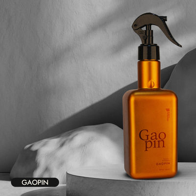 펌프 비어 있는 스크린 인쇄와 호박 500 밀리람베르트 Pet 플라스틱 분무 병